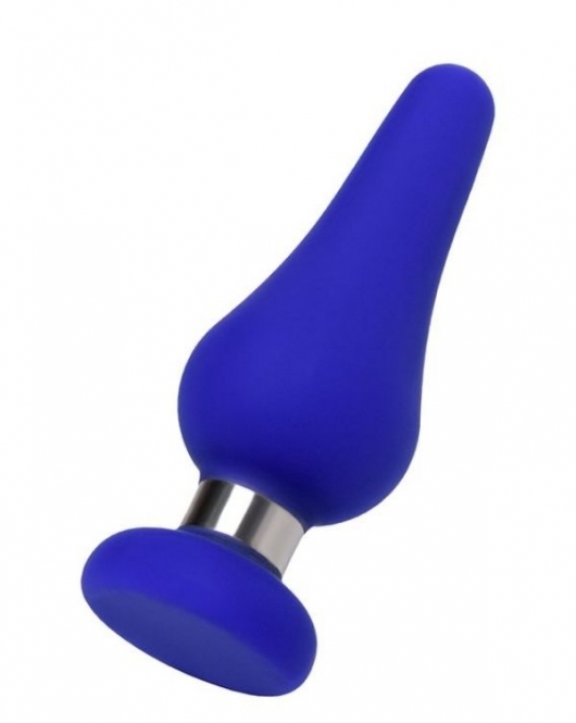 Slassic Anal Plug Boyut L Mavi, 13 cm