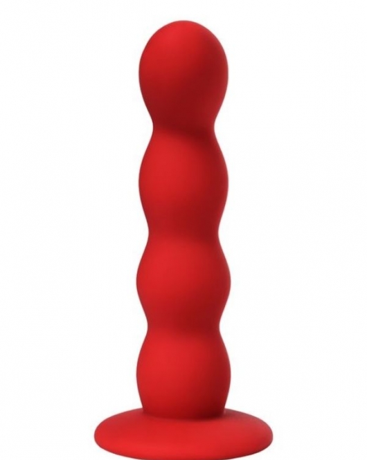 ToDo Favorite Anal Plug Silikon Kırmızı 13 cm 2,8 cm