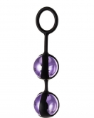 Vender Kegel Vajinal Topları ABS plastik Mor 14,6 cm