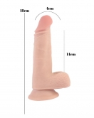 Dick Beats 18cm Kıkırdaklı Gerçekçi Dildo