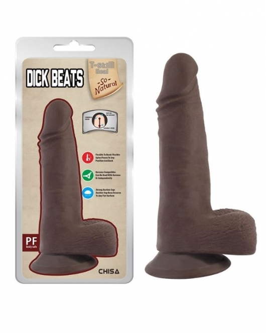 Dick Beats Melez 18cm Kıkırdaklı Gerçekçi Dildo