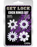 Get Lock Tırtıklı Penis Halka Seti