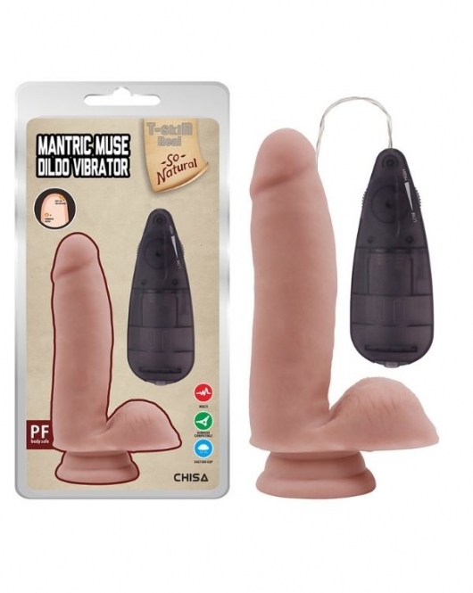 Mantric Muse 17.5cm 5cm Kıkırdaklı Gerçekçi Realistik Vibratör