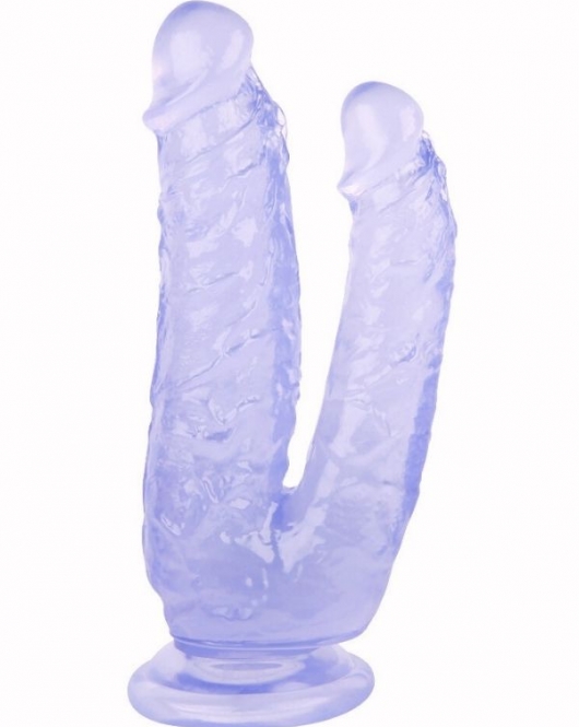 Noctis 19cm Mor Çiftli Dildo No:76