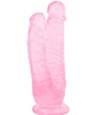 Noctis 19cm Pembe Çiftli Dildo No:76