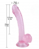 Noctis 19cm Pembe Dildo No:10