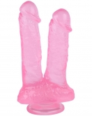 Noctis 21cm PembeÇiftli Dildo No:61