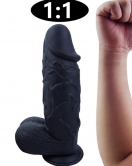 Noctis 26cm Siyah Realistik Dildo No:155