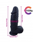 Noctis 26cm Siyah Realistik Dildo No:170