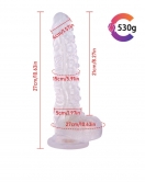 Noctis 27cm Beyaz Dildo No:159