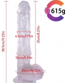 Noctis 28cm Beyaz Realistik Dildo No:82