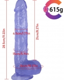 Noctis 28cm Mavi Realistik Dildo No:82