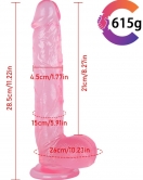 Noctis 28cm Pembe Realistik Dildo No:82