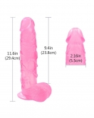 Noctis 29,4cm Pembe Realistik Dildo No:152