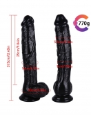 Noctis 31,5cm Siyah Realistik Dildo No:169