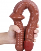 Noctis 39cm Kahverengi Realistik Kılıç Dildo No:162