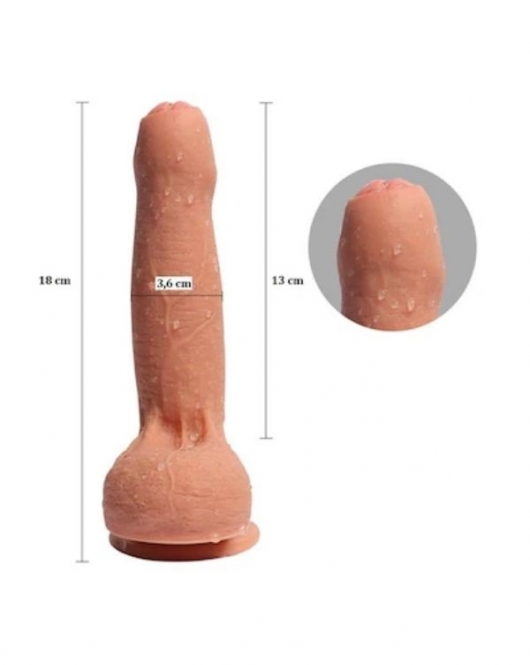 Noctis Sünnetsiz 18 cm Dildo No:83