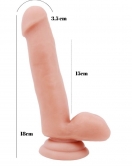 Philander 18cm Kıkırdaklı Gerçekçi Dildo