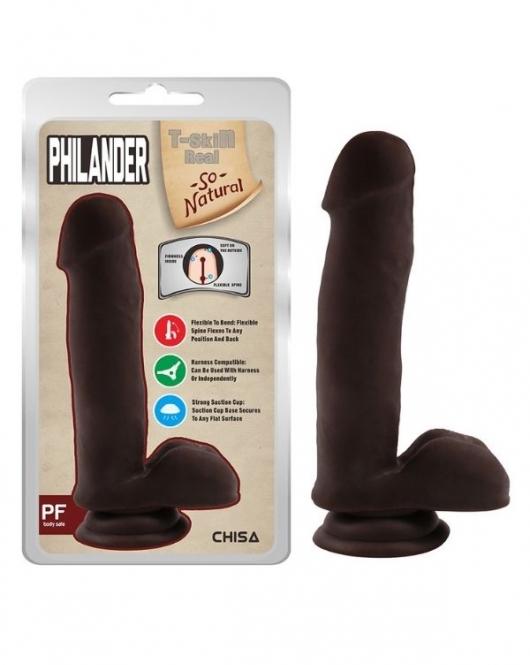 Philander Melez 18cm Kıkırdaklı Gerçekçi Dildo