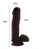 Philander Melez 18cm Kıkırdaklı Gerçekçi Dildo