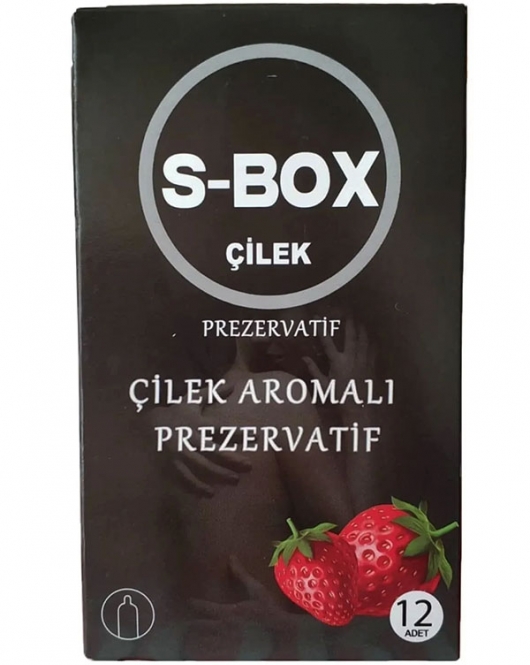 S-Box Çilek Aromalı Prezervatif 12'li