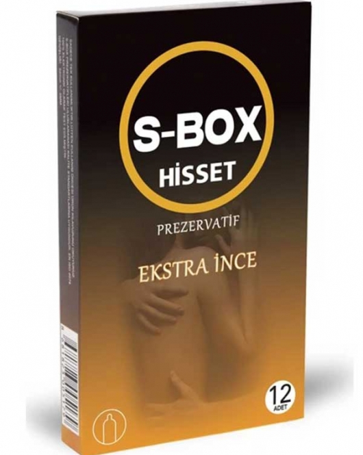 S-Box Ekstra İnce Prezervatif 12'li