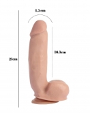 Sensualism 21cm Kıkırdaklı Gerçekçi Dildo