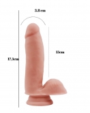 Sex Lure 17,5cm Kıkırdaklı Gerçekçi Dildo