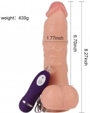 Shequ Adam Vibrating Realistik Vantuzlu Titreşimli Dildo 21 cm