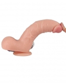 Shequ Adam Vibrating Realistik Vantuzlu Titreşimli Dildo 21 cm