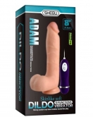 Shequ Adam Vibrating Realistik Vantuzlu Titreşimli Dildo 21 cm