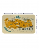 Eğitici ve Öğretici Cocuk Odası Türkiye Haritası Duvar Sticker-60x105-3872