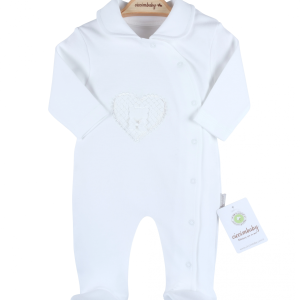 Ciccim Baby Kalpli Ayıcık Patikli Tulum 4750 Ekru