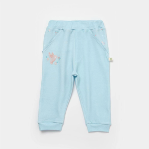 Bibaby Biorganic Always Happy Patiksiz Pantolon 57915 Gül Kurusu Mint