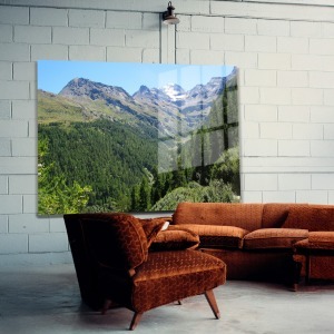 Doğa Manzara Cam Tablo 631