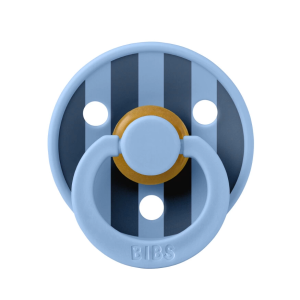 Bibs Studio Colour Block Kauçuk Emzik 0-6 Ay Sky Blue