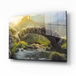 Doğa Manzara Cam Tablo 4mm Dayanıklı Temperli Cam