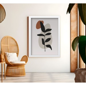 Bohem Tarz MDF Plastik Çerçeveli Dekoratif Tablo 01 
