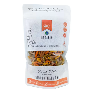 Og Natural Organik Karışık Sebzeli Bakliyat Unlu Dirsek Makarna 200 Gr