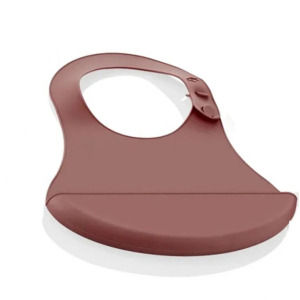 BabyJem Mini Silikon Önlük 718 Mocha