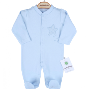 Ciccim Baby Yıldızlı Ayıcık Patikli Tulum 4807 Mavi