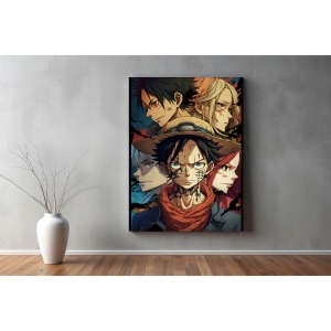Anime Karakterleri Özel Tasarım Kanvas Tablo 102