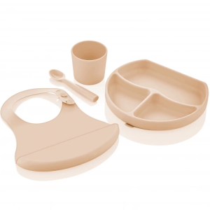 Babyjem Silikon Beslenme Seti 728 Ekru