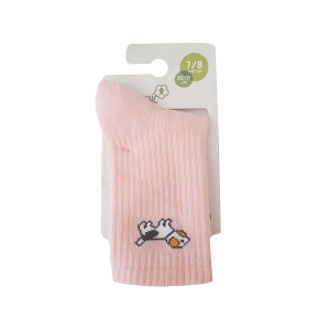 Bibaby Biorganic New Animals Yaş Soket Çorap 68425 Pembe(1 Adet)
