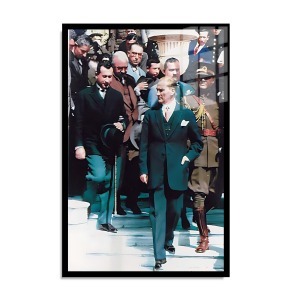 Atatürk Cam Tablo 180