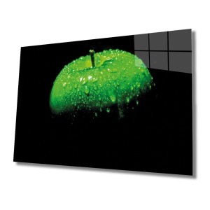 Meyveler Cam Tablo 4mm Dayanıklı Temperli Cam