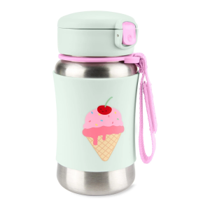 Skip Hop Zoo Pipetli Paslanmaz Çelik Suluk 350 Ml Dondurma