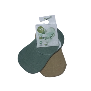 Bibaby Biorganic New Basic Kız 2'Li Babet Çorap 68486 Nil Bej