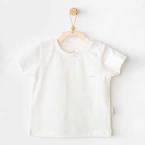 Andywawa Ac25971 Casual Bebek Tişört White