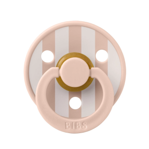 Bibs Studio Colour Block Kauçuk Emzik 6-12 Ay Blush / Ivory
